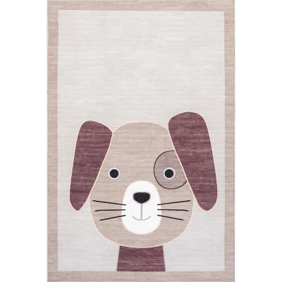 NuLOOM Rizzo Puppy Kids Machine Washable Area Rug 9 NuLOOM Rizzo Puppy Kids Machine Washable Area Rug - Image 9
