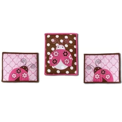 Bacati - Ladybugs Pink Chocolate 10 Pc Crib Bedding Set With 2 Crib Fitted Sheets 14 Bacati - Ladybugs Pink Chocolate 10 Pc Crib Bedding Set With 2 Crib Fitted Sheets -Children Peripherals GUEST 4879cd9f b8fd 4264 adea ed349c2246ea