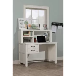 Kids' Highlands Desk With Hutch White - Hillsdale Furniture -Children Peripherals GUEST 4a3d3ef3 02e4 46b6 8836 705c473719ef