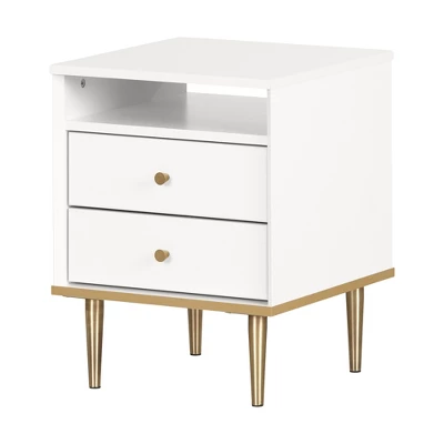 Dylane 2-Drawer Nightstand Navy - South Shore 10 Dylane 2-Drawer Nightstand Navy - South Shore - Image 10