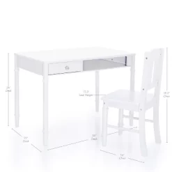Guidecraft Kids' Dahlia Desk And Chair Set -Children Peripherals GUEST 4ea9206e 3641 484e a3eb bf469445bd3b