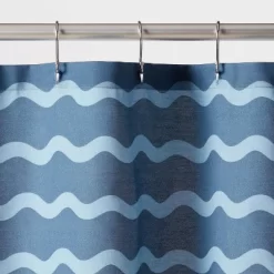 Wave Kids' Shower Curtain Blue - Pillowfort™ -Children Peripherals GUEST 4eec5106 f813 44dd 8710 3bdc6dd5825f