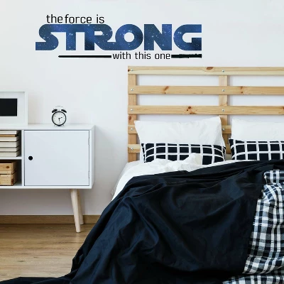 Roommates Star Wars Classic The Force Is Strong Peel And Stick Wall Decal 5 Roommates Star Wars Classic The Force Is Strong Peel And Stick Wall Decal - Image 5