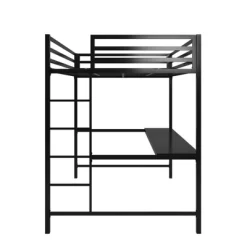 Full Max Metal Loft Bed With Desk - Room & Joy -Children Peripherals GUEST 529292f8 6427 439b 8dd7 39b34e6faff6