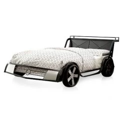 Wapiti Racer Car Youth Bed Silver/Gun Metal - MiBasics -Children Peripherals GUEST 52dc7083 95ba 4bf7 9693 43ce916b01bf