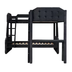 L-Shaped Twin Over Full Bunk Bed And Twin Loft Bed With Desk-ModernLuxe -Children Peripherals GUEST 5a45b7f9 3fd6 47ce 9537 6a189613ee68