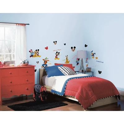 Roommates Mickey And Friends Peel And Stick Wall Decal 1 Roommates Mickey And Friends Peel And Stick Wall Decal