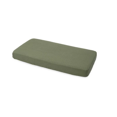 Little Unicorn Cotton Muslin Crib Sheet 2 Little Unicorn Cotton Muslin Crib Sheet - Image 2