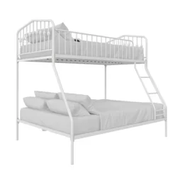Twin/Full Kids' Bushwick Metal Bunk Bed - Novogratz -Children Peripherals GUEST 6271d0a0 bf86 40be 93f7 6952f69e1e91