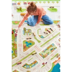 52.5"x71" Mini City 3D Play Rug - IVI -Children Peripherals GUEST 6358d09e 28b1 40ba 8748 185841115f8b