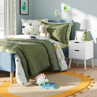 Modern Kids' Nightstand White - Pillowfort™ 1 Modern Kids' Nightstand White - Pillowfort™