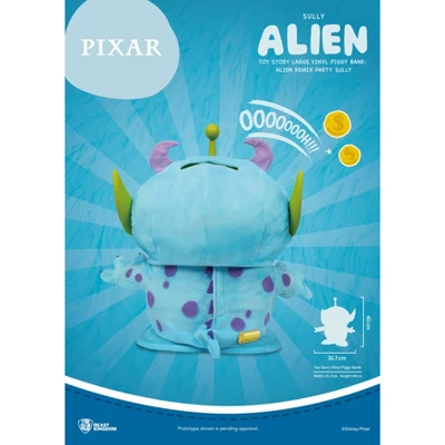 DISNEY Toy Story Large Vinyl Piggy Bank: Alien Remix Party Sully (Piggy Bank) 2 DISNEY Toy Story Large Vinyl Piggy Bank: Alien Remix Party Sully (Piggy Bank) - Image 2