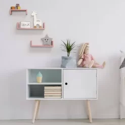 Set Of 3 Picture Ledge Shelf For Kids' Room Pink - InPlace -Children Peripherals GUEST 6b8252ad 537c 4381 9c77 0ee731966d50