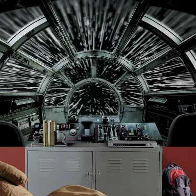 Star Wars Millennium Falcon Peel And Stick Wall Mural - RoomMates 2 Star Wars Millennium Falcon Peel And Stick Wall Mural - RoomMates - Image 2