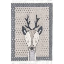 Éléanor Deer Kids Tasseled Area Rug 18 Éléanor Deer Kids Tasseled Area Rug -Children Peripherals GUEST 6c9e5ba3 520b 4fdc a45b 7026050f328d