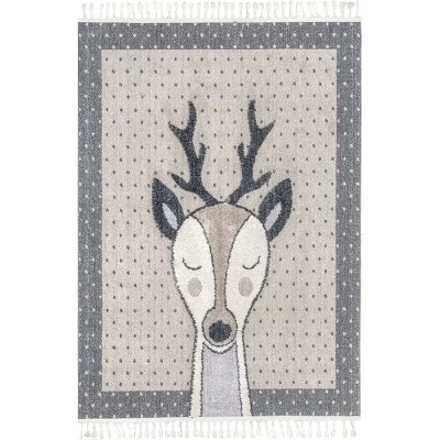 Éléanor Deer Kids Tasseled Area Rug 9 Éléanor Deer Kids Tasseled Area Rug - Image 9