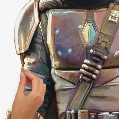 Star Wars The Mandalorian Giant Peel And Stick Wall Decal - RoomMates 4 Star Wars The Mandalorian Giant Peel And Stick Wall Decal - RoomMates - Image 4