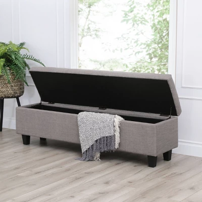 Ben Tufted Storage Ottoman - Abbyson Living 2 Ben Tufted Storage Ottoman - Abbyson Living - Image 2