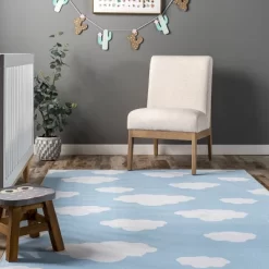 NuLOOM Lilia Machine Washable Kids Cloud Area Rug -Children Peripherals GUEST 6fa1f6ff 84d9 4d33 9ee1 7098e9eb54fc