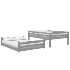 Full Over Full Alaina Floor Wood Bunk Bed - Room & Joy -Children Peripherals GUEST 70436b58 8a8c 4a4f 82a6 ced08a5225a7