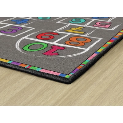 Flagship Carpets Hopscotch Rainbow Numbers Children's Area Rug, 3' X 5' 2 Flagship Carpets Hopscotch Rainbow Numbers Children's Area Rug, 3' X 5' - Image 2
