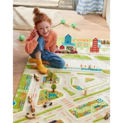 52.5"x71" Mini City 3D Play Rug - IVI -Children Peripherals GUEST 730b235e 97a3 447d 9e10 6e6fd789a58a