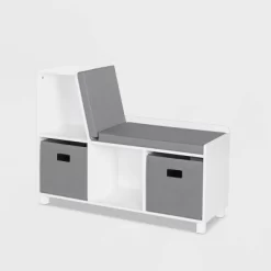 RiverRidge Home Kids' Book Nook Collection Cubby Storage Bench With 2 Bins - RiverRidge 11 RiverRidge Home Kids' Book Nook Collection Cubby Storage Bench With 2 Bins - RiverRidge -Children Peripherals GUEST 7617f23e 2eb9 4757 9cd4 4eb792a61899