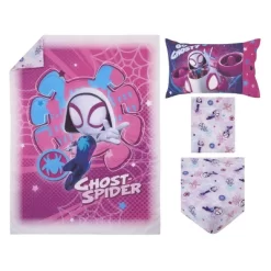 4pc Toddler Disney Ghost Spider Bed Set Pink 12 4pc Toddler Disney Ghost Spider Bed Set Pink -Children Peripherals GUEST 76afb400 e498 44db 980e 89a41c6ce8f8
