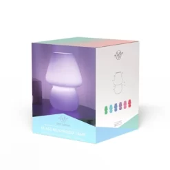 Teen Glass Mushroom Color Changing LED Table Lamp White - West & Arrow -Children Peripherals GUEST 7749bad2 a78d 4cc8 9f2d 510e84cb1408