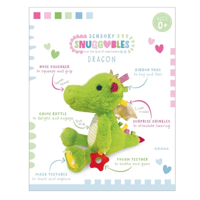 Make Believe Ideas Sensory Snuggables Plush Stuffed Animal - Dragon 2 Make Believe Ideas Sensory Snuggables Plush Stuffed Animal - Dragon - Image 2