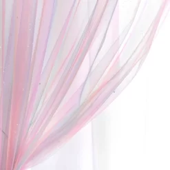 Kids' Rainbow Sheer Rod Pocket With Lining Single Window Curtain Panel Rainbow/White - Lush Décor -Children Peripherals GUEST 78ed79f9 581e 459e 84fc 90965b51f733