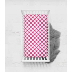 Bacati - Bright Pink Large Dots 100 Percent Cotton Universal Baby US Standard Crib Or Toddler Bed Fitted Sheet 8 Bacati - Bright Pink Large Dots 100 Percent Cotton Universal Baby US Standard Crib Or Toddler Bed Fitted Sheet -Children Peripherals GUEST 799e470f 3834 4c20 b51a 4d878cb6f3ad