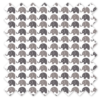 Bacati - Elephant White And Gray 100 Percent Cotton Universal Baby Crib Or Toddler Bed Fitted Sheet 5 Bacati - Elephant White And Gray 100 Percent Cotton Universal Baby Crib Or Toddler Bed Fitted Sheet - Image 5