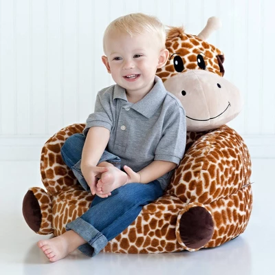 Giraffe Plush Character Chair - Trend Lab 2 Giraffe Plush Character Chair - Trend Lab - Image 2