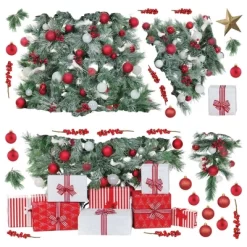 Christmas Tree Giant Peel & Stick Wall Decals With String Lights Green - RoomMates 9 Christmas Tree Giant Peel & Stick Wall Decals With String Lights Green - RoomMates -Children Peripherals GUEST 7cb5b5d9 de28 410e bb22 004efb6efc68
