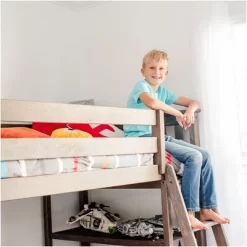 Max & Lily L-Shaped Twin Over Full Bunk Bed With Bookcase -Children Peripherals GUEST 7e3c8109 e62f 48e1 8c1b 1f7e1f2897e1