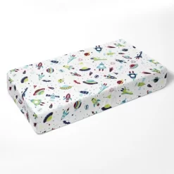 Bacati - Airspace Aqua Navy Red Lime Orange 100 Percent Cotton Universal Baby US Standard Crib Or Toddler Bed Fitted Sheet 9 Bacati - Airspace Aqua Navy Red Lime Orange 100 Percent Cotton Universal Baby US Standard Crib Or Toddler Bed Fitted Sheet -Children Peripherals GUEST 80f94dc9 98b6 4900 8219 d7bd0518e652