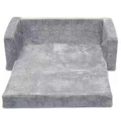 Delta Children Kids' Serta Perfect Sleeper Extra Wide Comfy 2-in-1 Flip Open Convertible Sofa To Lounger - Gray -Children Peripherals GUEST 8346a3cf 7f77 4fc4 9630 7ee31eef6ee9