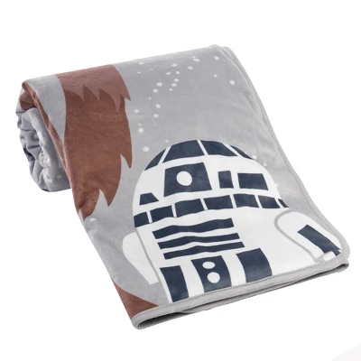 Lambs & Ivy Star Wars Rebels Baby Blanket - Gray 1 Lambs & Ivy Star Wars Rebels Baby Blanket - Gray