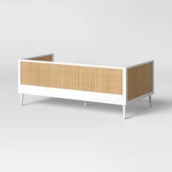 Rattan And Wood Kids' Daybed White - Pillowfort™ -Children Peripherals GUEST 8444560c 58cf 4c96 81de faa1dbba6859