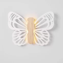 Butterfly Wood Lit Kids' Wall Decor Cream - Pillowfort™ -Children Peripherals GUEST 854d9d30 8784 44c0 8ca3 55d8d9c0bc7f