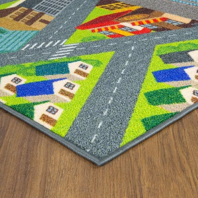 KC CUBS Boy & Girl Kids City Road Car Vehicle Traffic Educational Learning & Game Play Non Slip Nursery Bedroom Classroom Rug Carpet 7 KC CUBS Boy & Girl Kids City Road Car Vehicle Traffic Educational Learning & Game Play Non Slip Nursery Bedroom Classroom Rug Carpet - Image 7