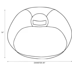 XL Fuzzy Kids' Bean Bag Gray - Pillowfort™ 9 XL Fuzzy Kids' Bean Bag Gray - Pillowfort™ -Children Peripherals GUEST 85caa259 fee0 4128 8f84 a6c301573fe4
