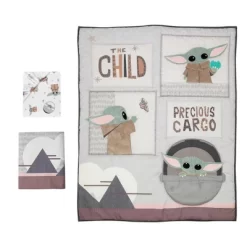 Lambs & Ivy Star Wars The Child Baby Yoda Nursery 3-Piece Baby Crib Bedding Set -Children Peripherals GUEST 865a7e5b a141 405c 9696 d129cb3deef8