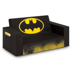Delta Children Kids' Batman Cozee 2-in-1 Convertible Flip-Out Sofa -Children Peripherals GUEST 87886b94 571a 48b2 b3ec b88015385b2c
