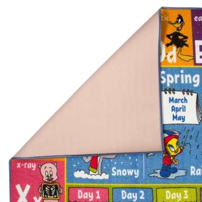 KC CUBS | Looney Tunes Boy & Girl Kids ABC Alphabet, Seasons, Months & Days Educational Learning & Play Nursery Classroom Rug Carpet 7 KC CUBS | Looney Tunes Boy & Girl Kids ABC Alphabet, Seasons, Months & Days Educational Learning & Play Nursery Classroom Rug Carpet - Image 7