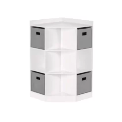 5pc Kids' Corner Cabinet Set With 4 Bins Set - RiverRidge Home -Children Peripherals GUEST 8913df46 0464 4c09 aedd e9ef3470ced6