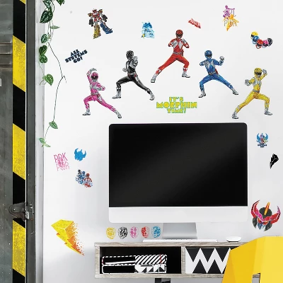 Power Rangers Peel And Stick Wall Decals - RoomMates 1 Power Rangers Peel And Stick Wall Decals - RoomMates