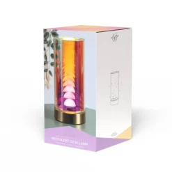 Teen Iridescent Cylinder LED Novelty Table Lamp - West & Arrow -Children Peripherals GUEST 8b1945d5 d718 430f ac81 7284267df2a2