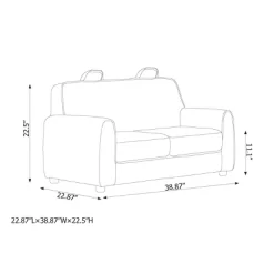 Upholstered Kids' Sofa Gray - Pillowfort™ -Children Peripherals GUEST 8bd0e36e 147c 4c1d bcfb 73703a97ebdd